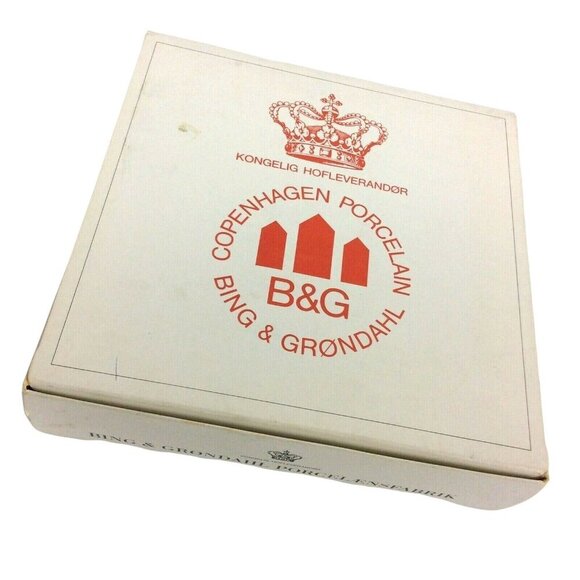 Bing & Grondahl 1968 Christmas Plate Jule After Porcelain Denmark Original Box - Picture 4 of 4